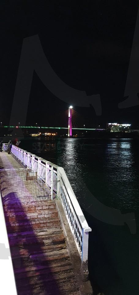 밤의 다리 | 밤 풍경, 다리, 조명, 도시사진, 반사, 평화로운, 야경, 산책로 | 스탠바이 STANDBUY 디지털 콘텐츠