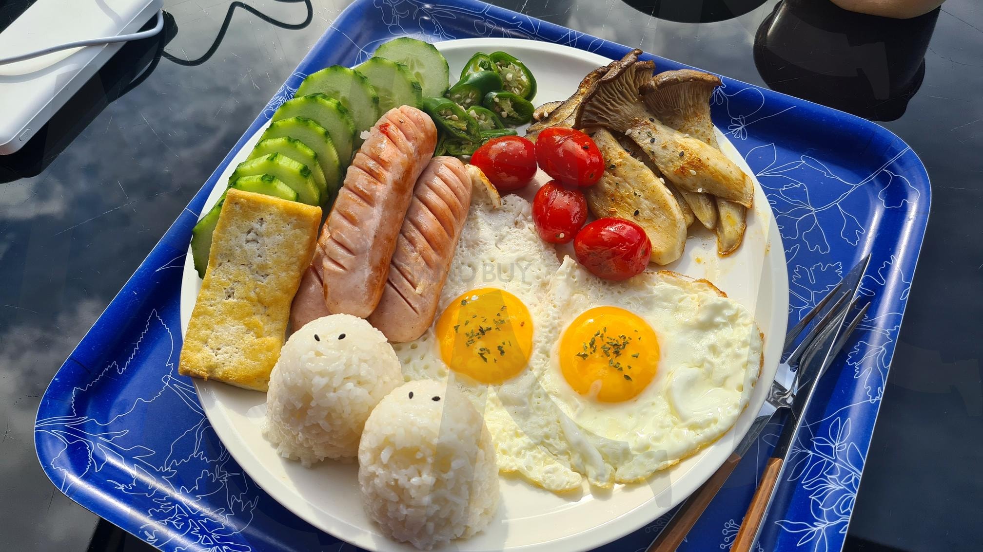 영국식 아침식사 | 아침식사, 잉글리시브렉퍼스트, 계란, 소세지, 버섯, 토마토, 밥, 야채 | 스탠바이 STANDBUY 디지털 콘텐츠