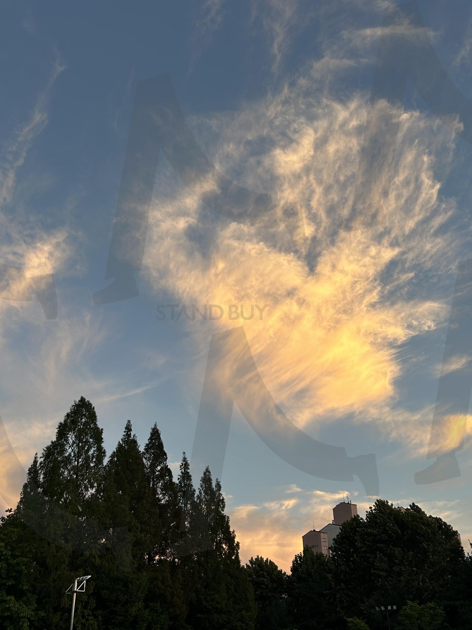 노을 구름 (Sunset and clouds) | 노을, 구름, sunset, sky, 하늘, 풍경 | 스탠바이 STANDBUY 디지털 콘텐츠