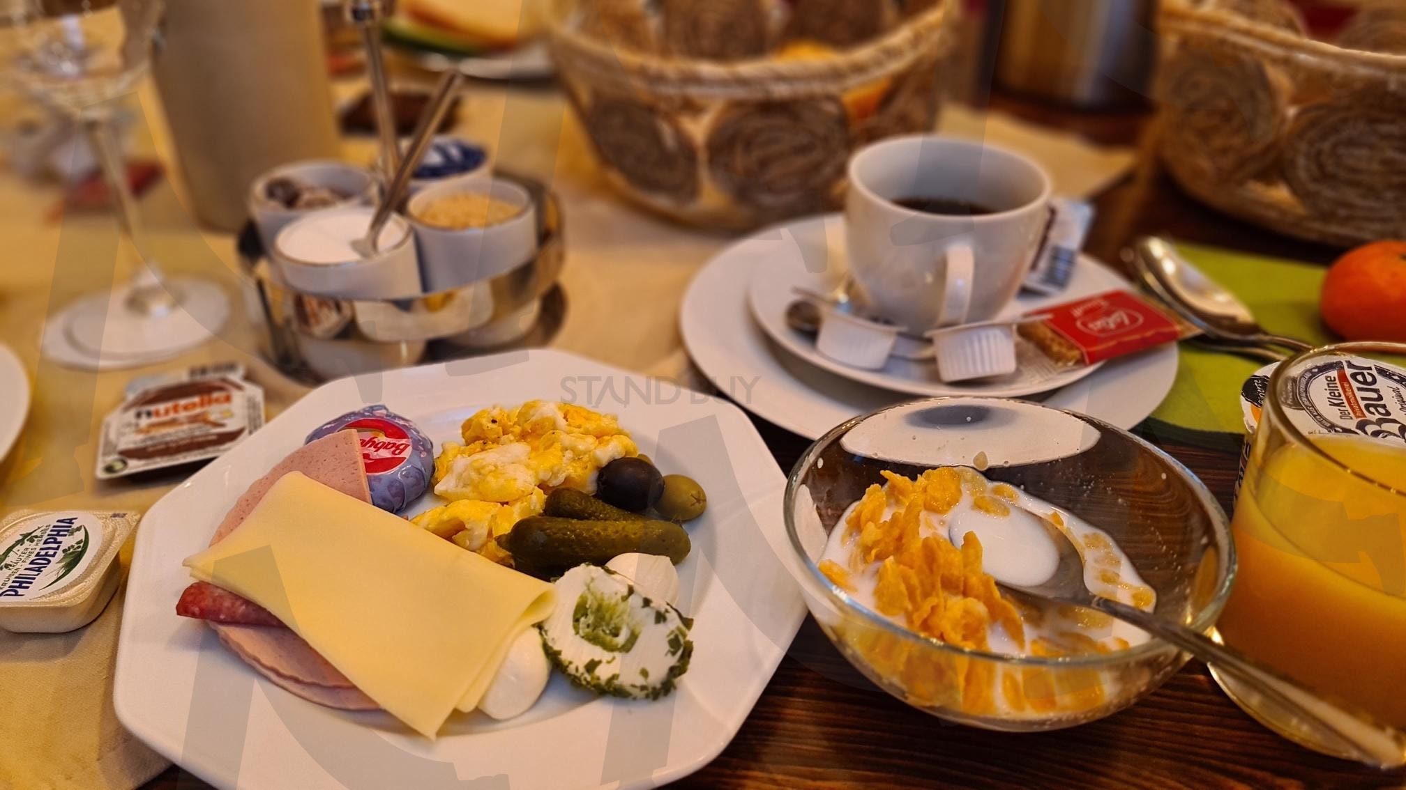 독일에서의 아침식사 | 독일, 유럽, 호텔, 아헨, 조식, 식사 | 스탠바이 STANDBUY 디지털 콘텐츠