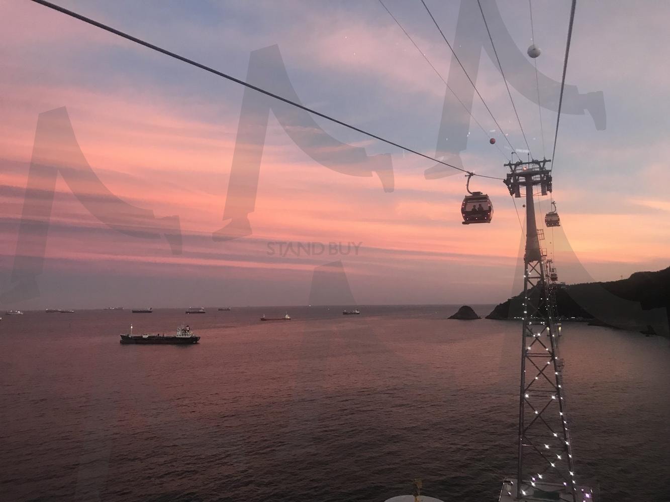 케이블카 | 부산, 케이블카, 관광지, 감성, 저녁노을 | 스탠바이 STANDBUY 디지털 콘텐츠