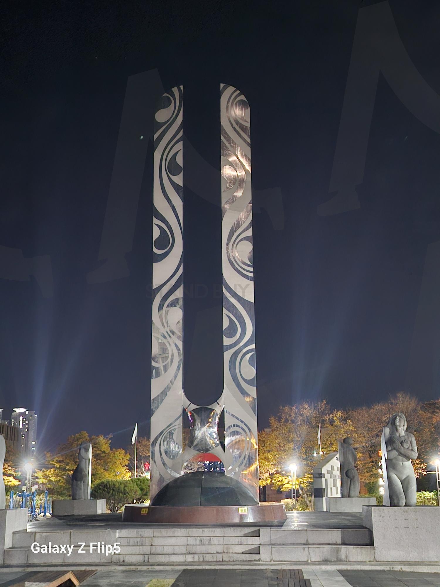 전주 빙상경기장 | 음양의조화, 중화산동, 전주, 빙상경기장, 겨울밤 | 스탠바이 STANDBUY 디지털 콘텐츠