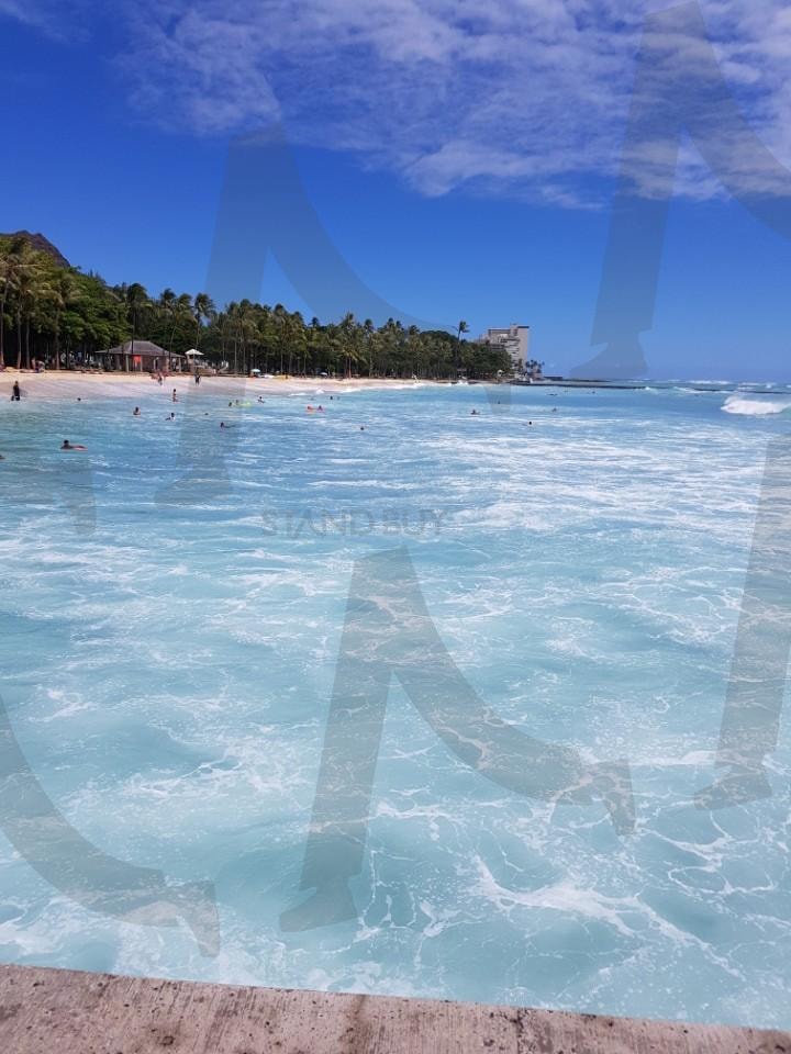 미국 하와이 해변 | 해외여행, 하와이해변, 바다, 절경, 자연풍경, 푸른바다, 하늘 | 스탠바이 STANDBUY 디지털 콘텐츠