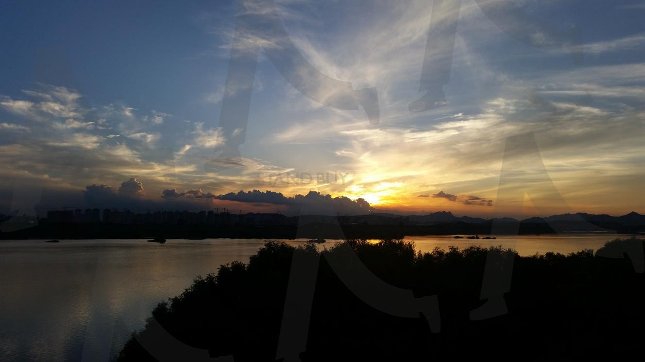 동해안 바다 석양 풍경 | 동해안, 바다, 석양, 풍경, 태양, 하늘, 구름, 자연풍경, 자연절경, 바다절경 | 스탠바이 STANDBUY 디지털 콘텐츠