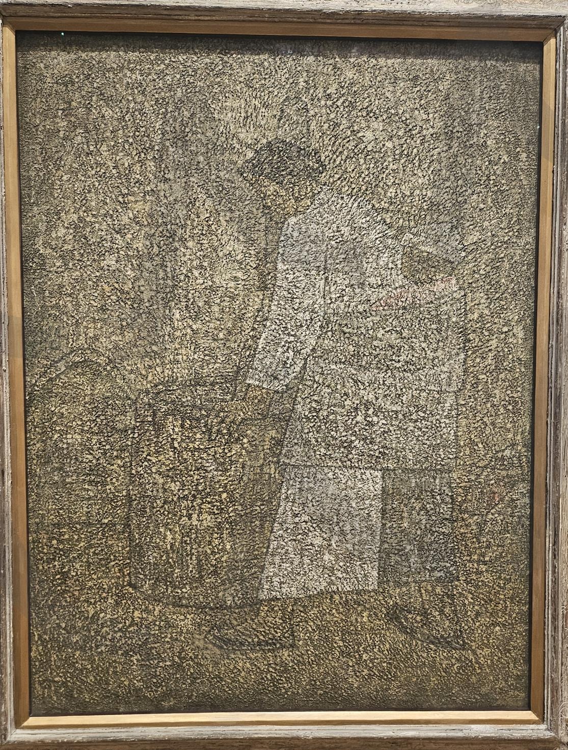 절구질하는 여인 ㅡ 박수근 | 절구질하는 여인, 박수근, 모악산, 전북, 도립미술관, 이중섭, 이건희 | 스탠바이 STANDBUY 디지털 콘텐츠