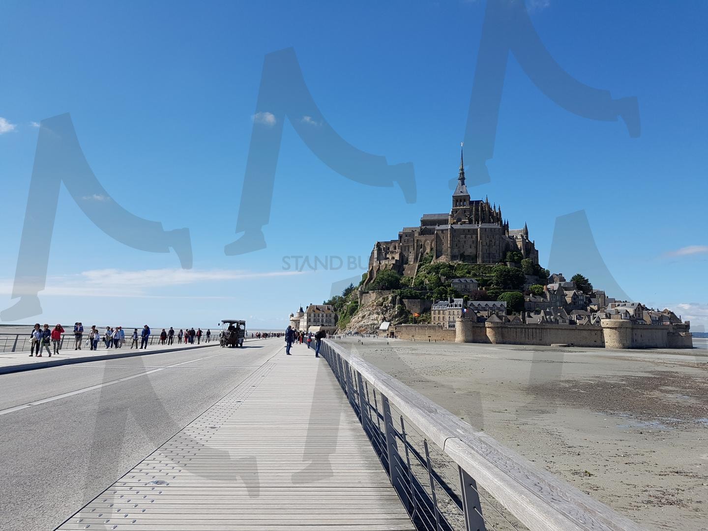 프랑스 몽생미셸 | 유럽, 프랑스, 몽생미셸, 바위섬, 바다, 수도원, 1300년, 역사 | 스탠바이 STANDBUY 디지털 콘텐츠