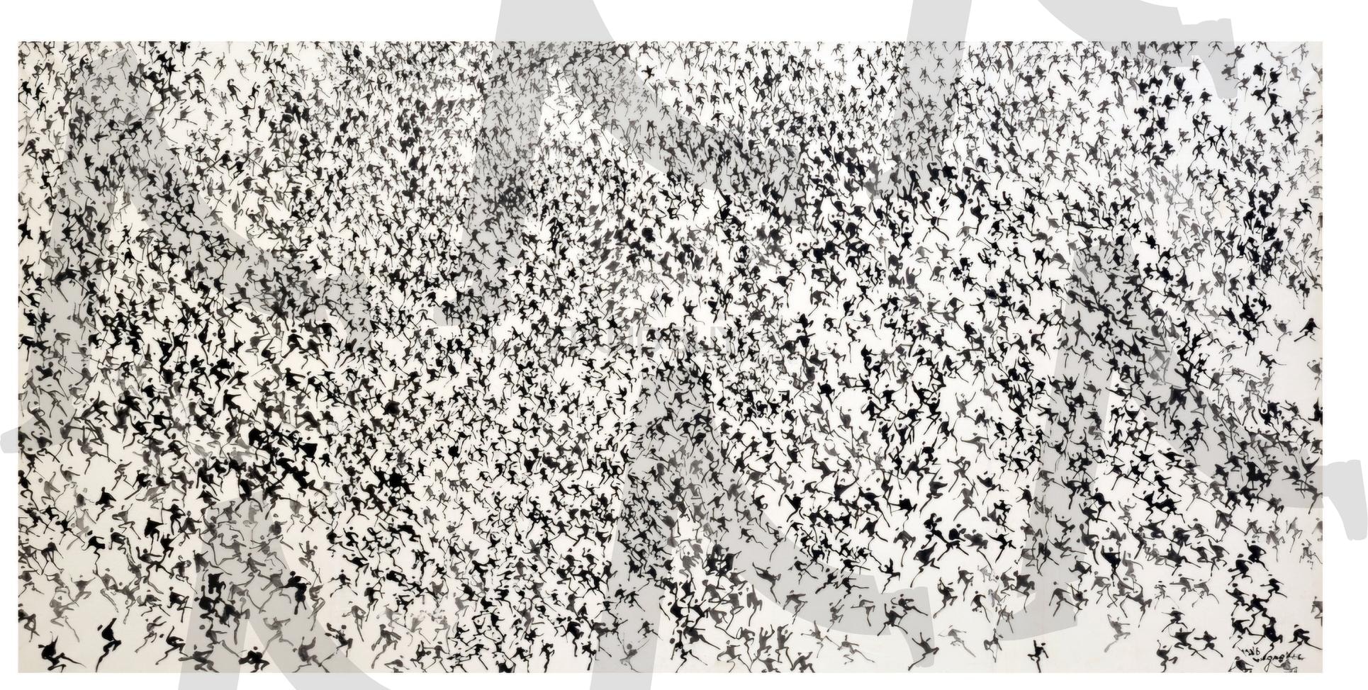 이응노 ㅡ 군상 | 이응노, 군상, 5.18운동, 생각, 도립미술관, 사진전, 사람 | 스탠바이 STANDBUY 디지털 콘텐츠