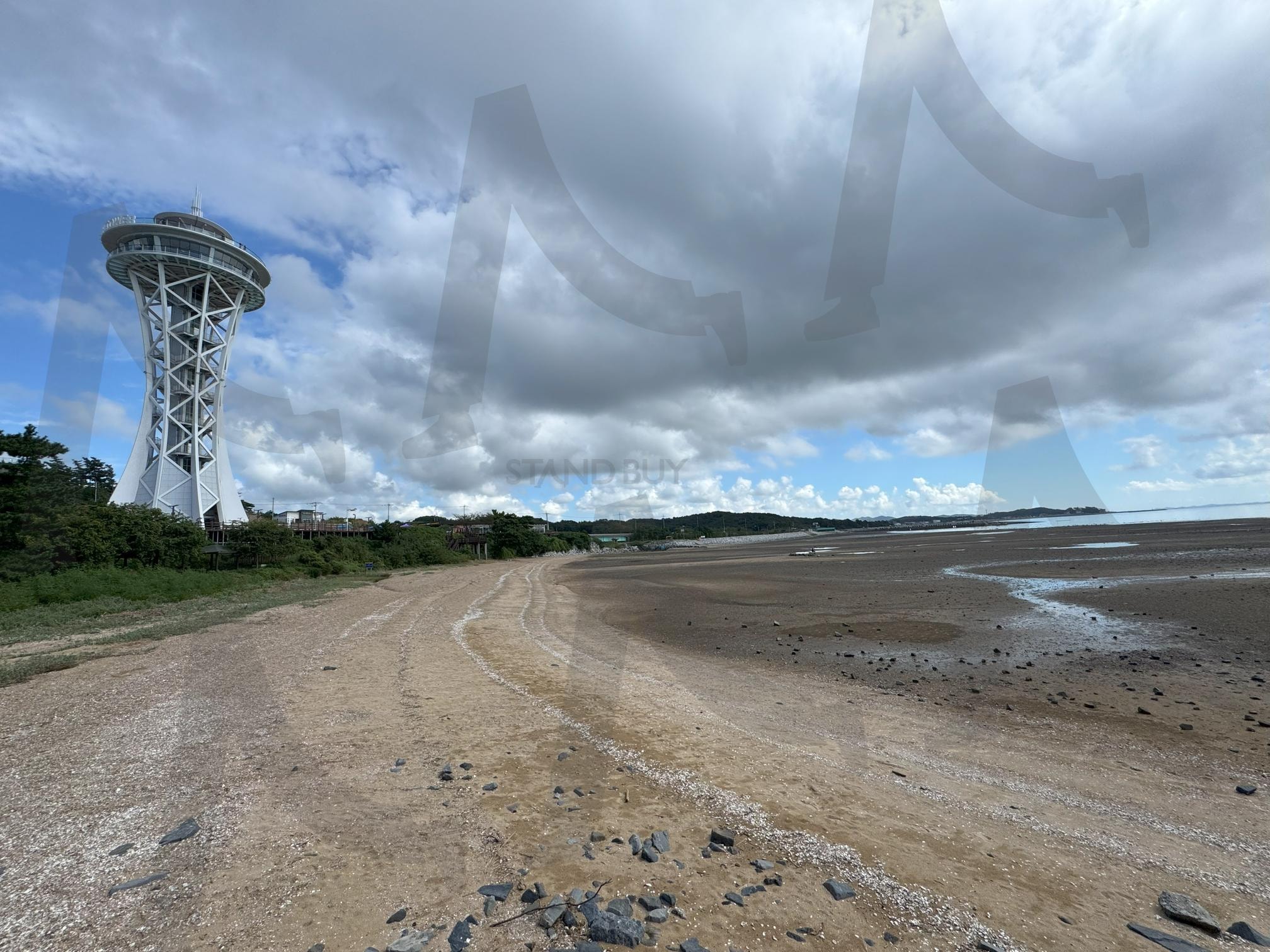 홍성스카이타워 바다배경 | 홍성, 스카이타워, 바다, 자연, 구름, 서해 | 스탠바이 STANDBUY 디지털 콘텐츠