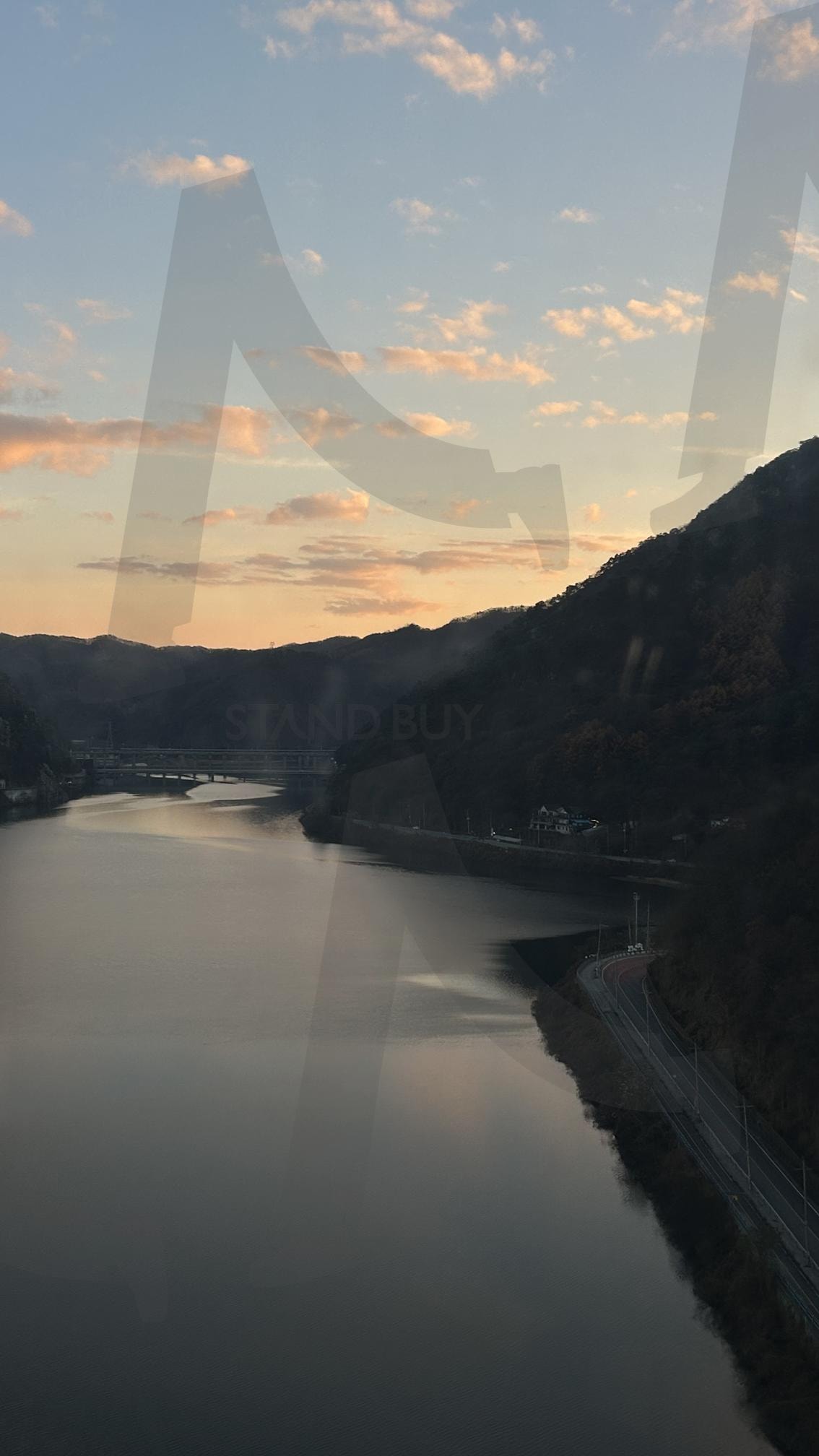 노을진 북한강 | 북한강, 춘천, 강원도, 하늘, 노을 | 스탠바이 STANDBUY 디지털 콘텐츠