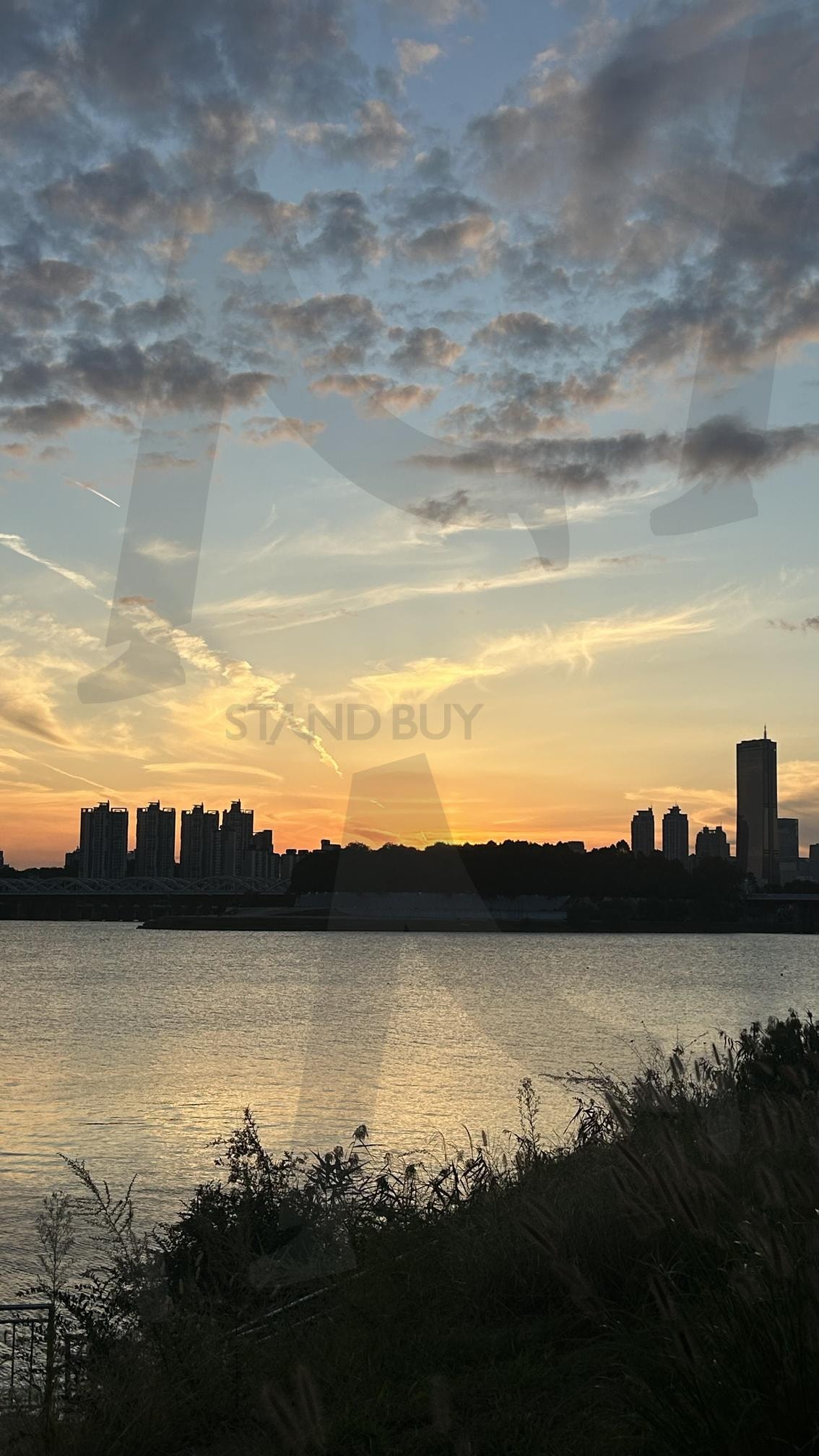 한강 노을 | 노을, 한강, 한강노을, 하늘, 저녁하늘 | 스탠바이 STANDBUY 디지털 콘텐츠