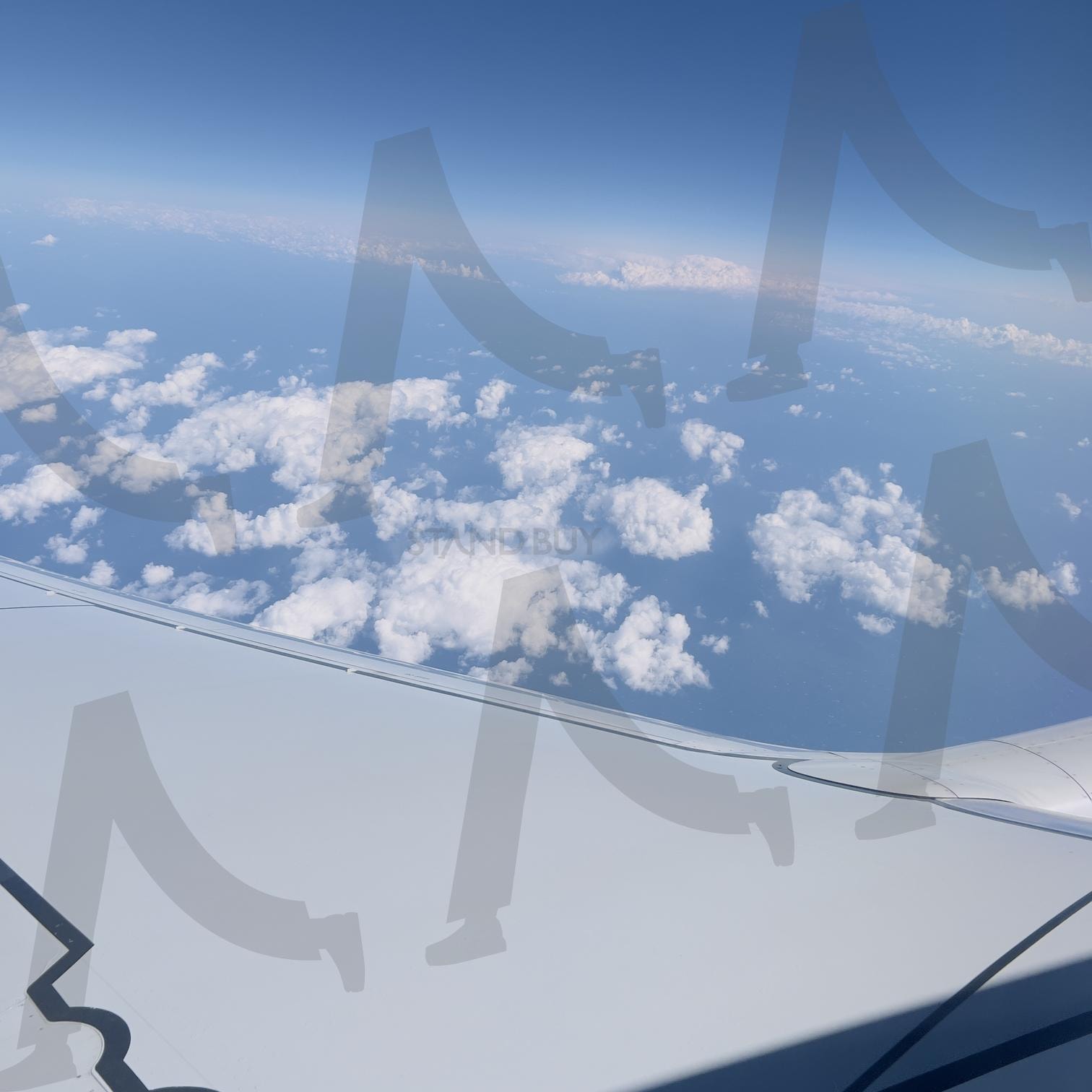 비행기에서 찍은 하늘 | 구름, 비행기, 하늘, 바다, 풍경 | 스탠바이 STANDBUY 디지털 콘텐츠