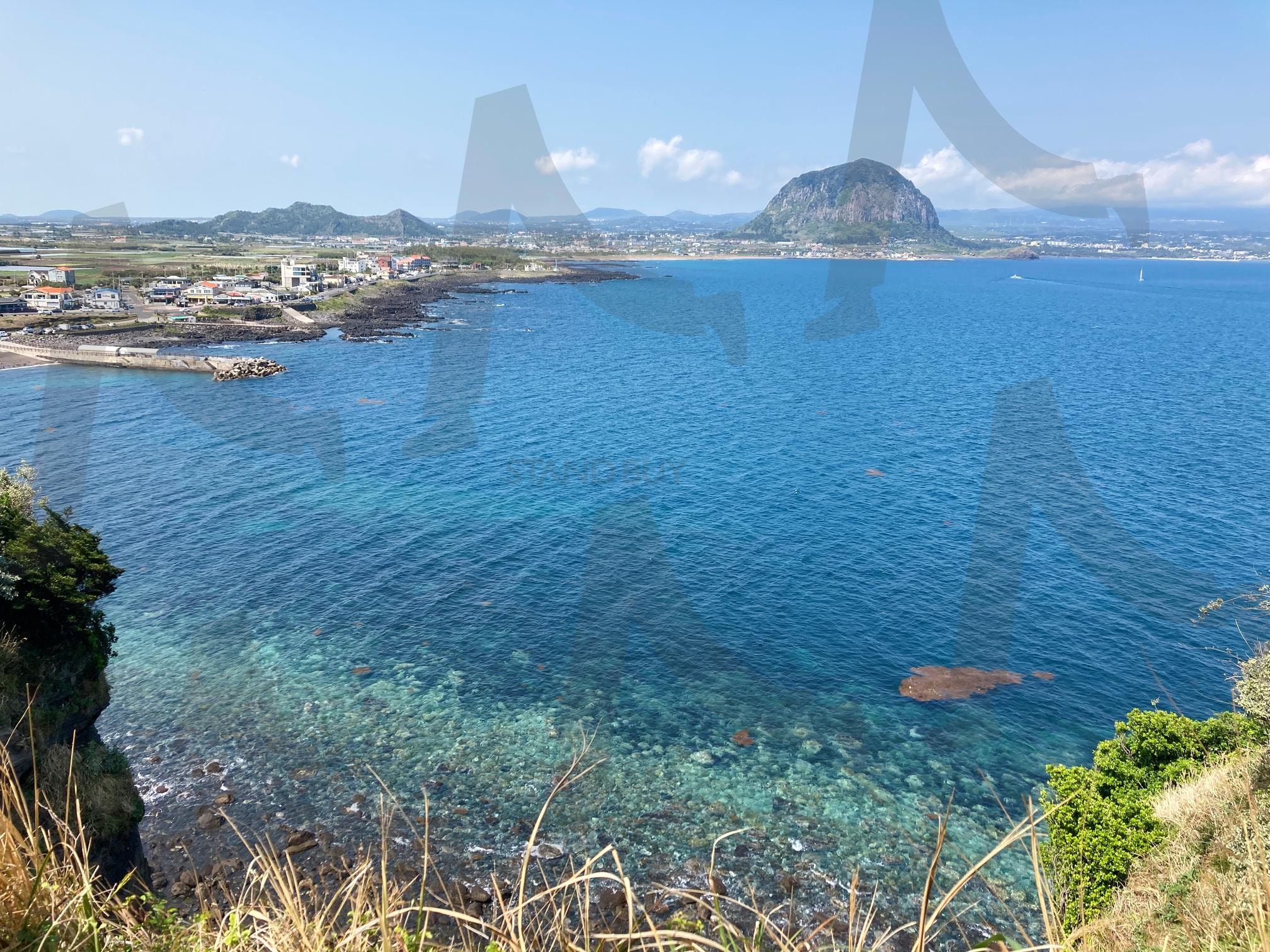 제주도 송악산 산방산뷰 | 제주도, 송악산, 산방산, 바다, 풍경 | 스탠바이 STANDBUY 디지털 콘텐츠