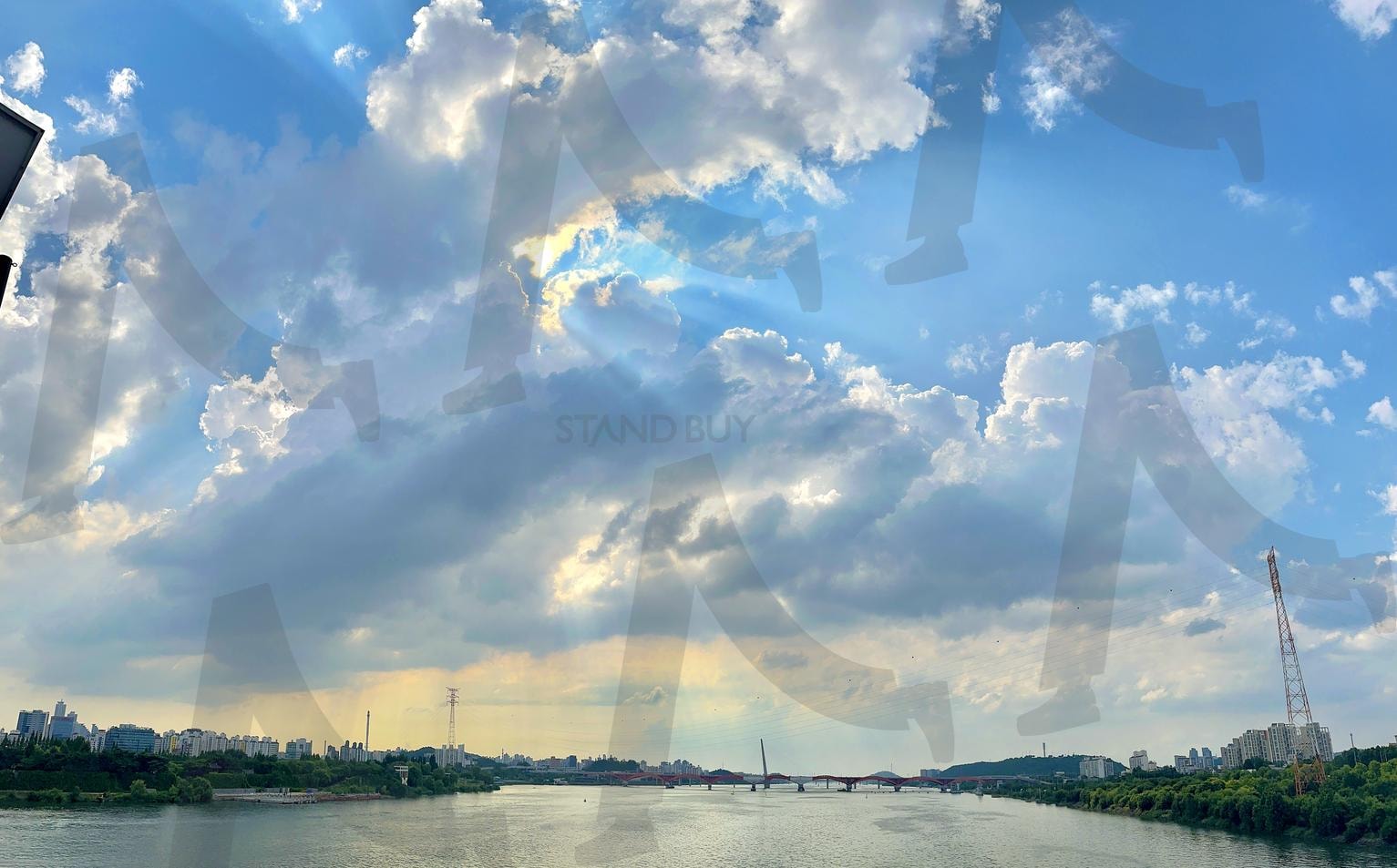 양화대교 한강 하늘 | 하늘, 한강, 양화대교, 구름, 여름 | 스탠바이 STANDBUY 디지털 콘텐츠