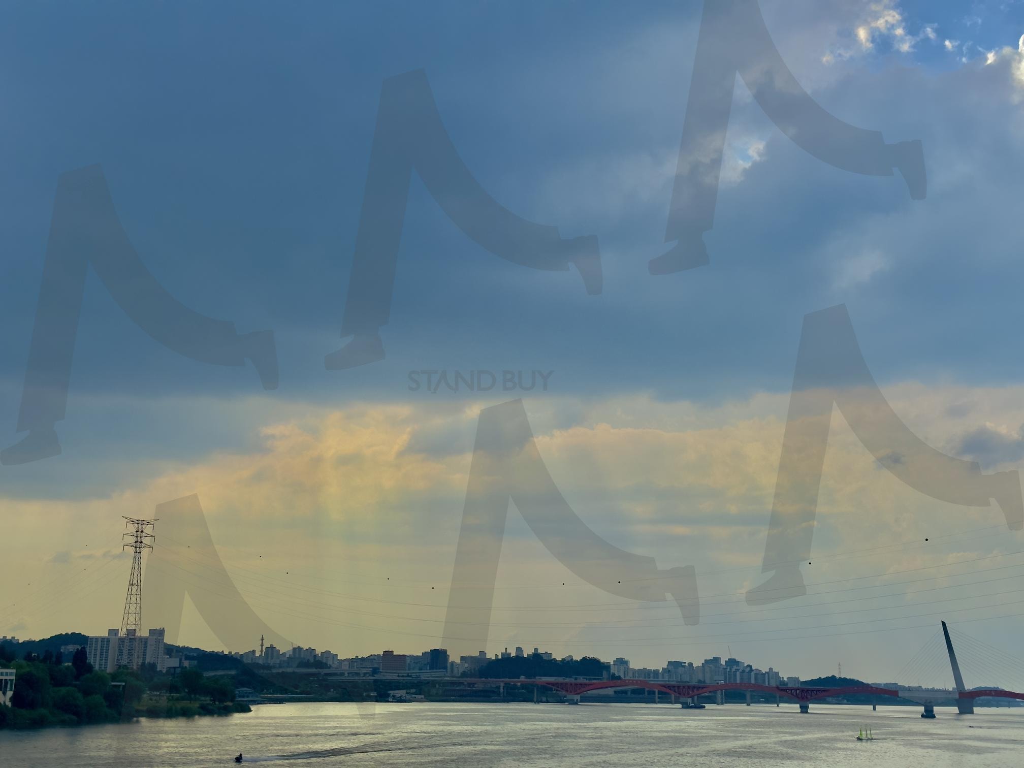 한강 하늘 | 한강, 하늘, 빛, 구름, 신비로운 | 스탠바이 STANDBUY 디지털 콘텐츠