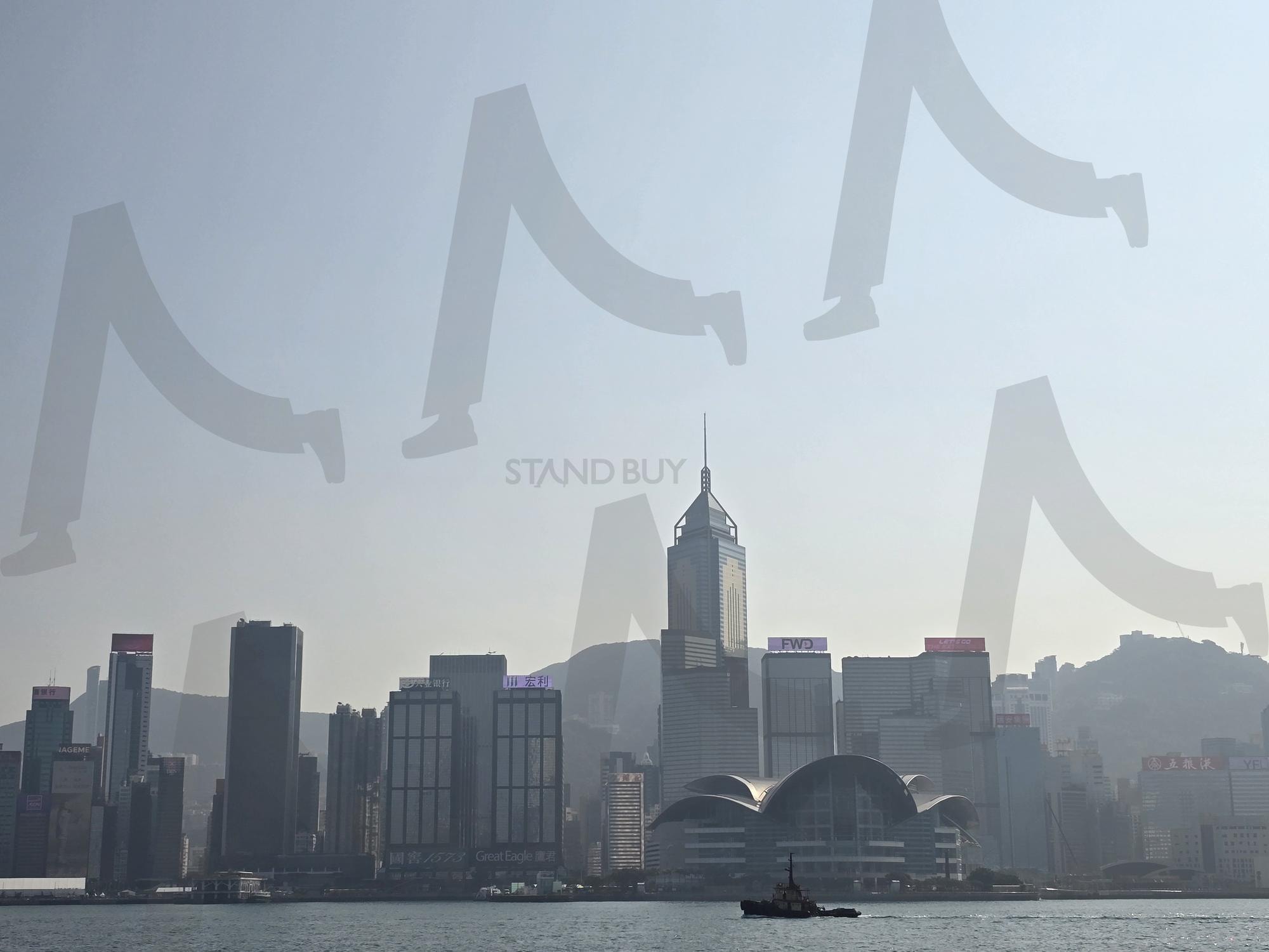 빅토리아 하버에서 바라보는 홍콩의 낮 | 홍콩, 여행, 빅토리아 하버, 풍경, hongkong, Victoria Harbour, Star's Street | 스탠바이 STANDBUY 디지털 콘텐츠