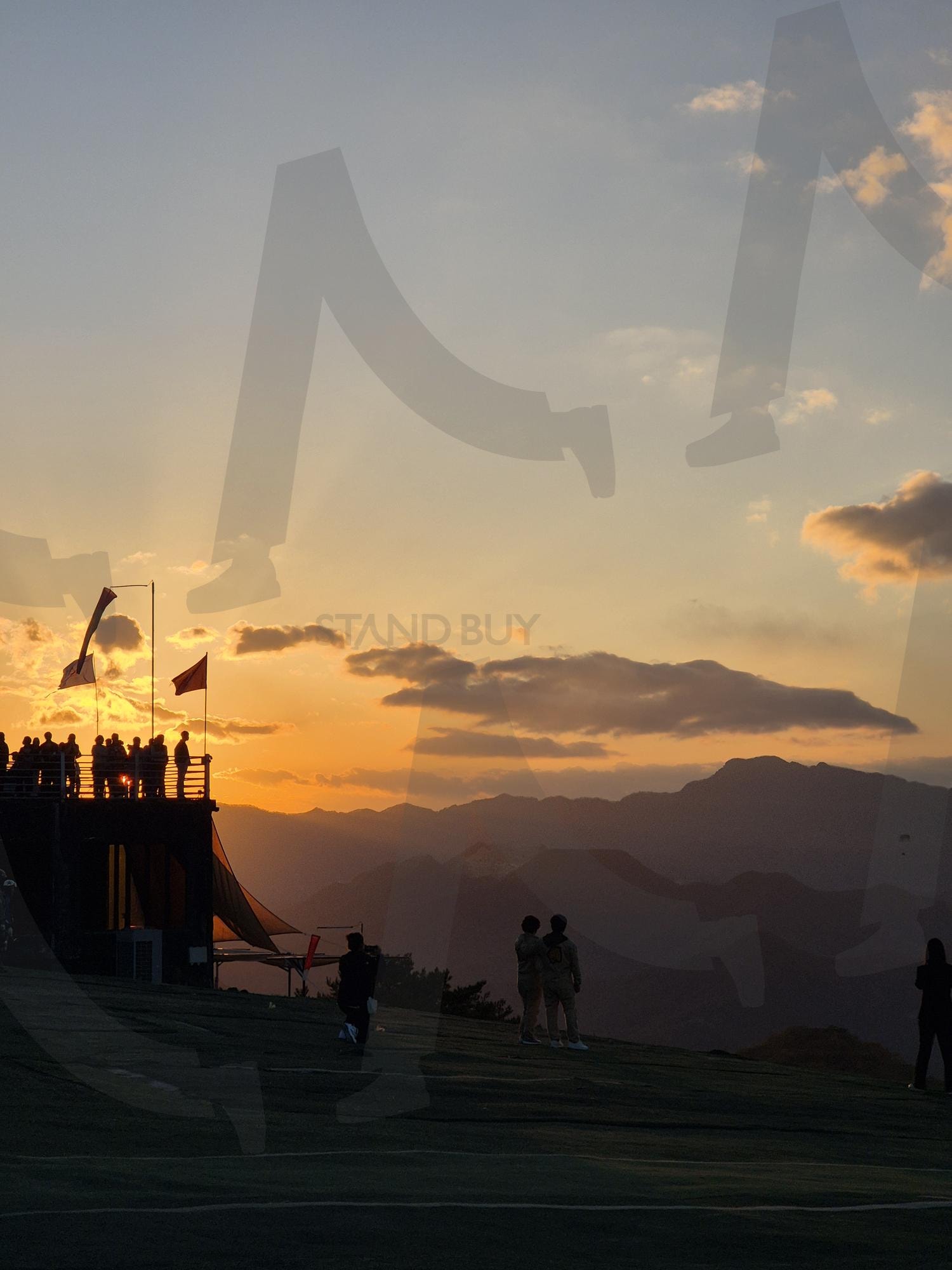 단양 소백산의 일몰 | 일몰, 산, 평화, 노을, 감성 | 스탠바이 STANDBUY 디지털 콘텐츠