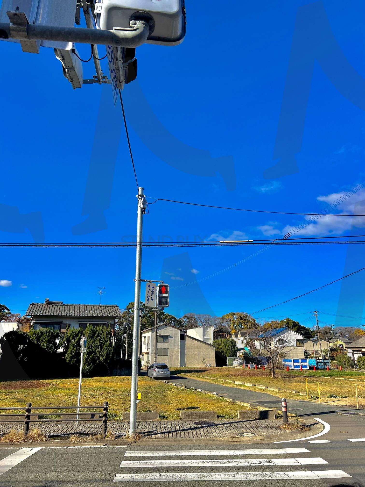 일본의 어느한 신호등(a traffic light in Japan) | 일본, 후쿠오카, 컨트리로드, 신호등, Japan, fukuoka, country road | 스탠바이 STANDBUY 디지털 콘텐츠