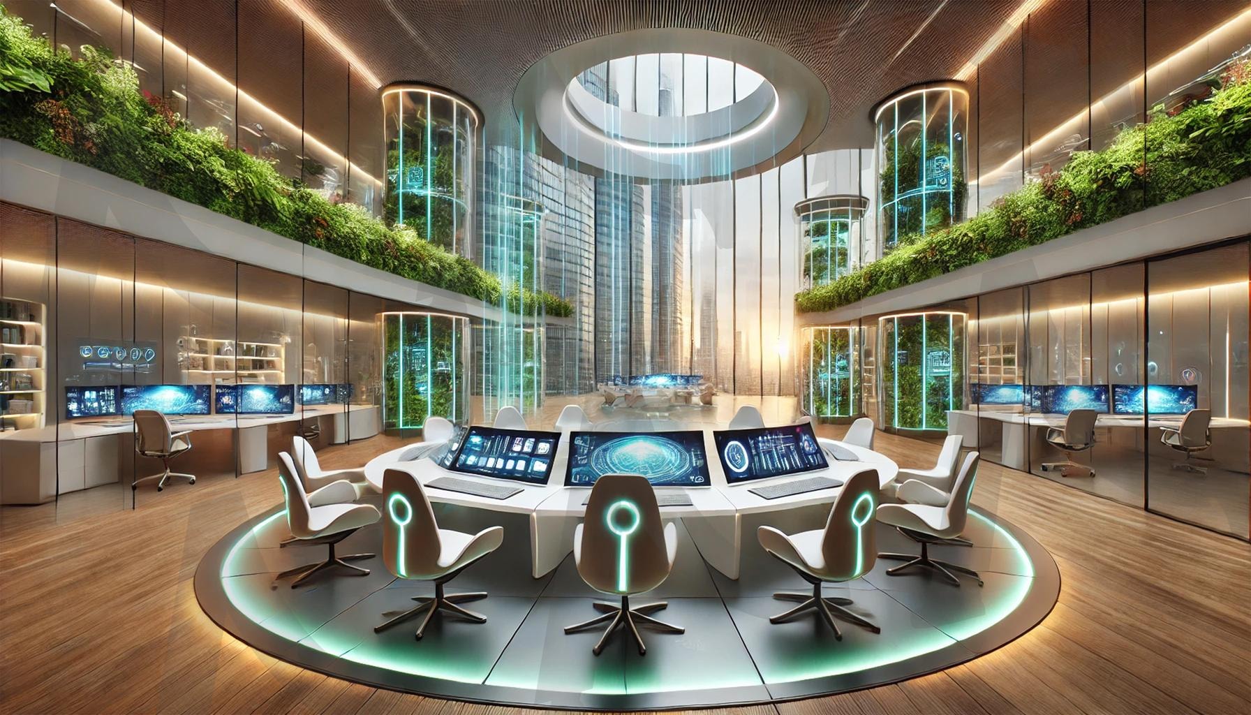 사무실 최첨단 실내건축 디자 | 사무실, 최첨단실내건축디자인, 사무공간, 최첨단사무공간, 건물, 건축, 책상, 실내디자인, ai | 스탠바이 STANDBUY 디지털 콘텐츠