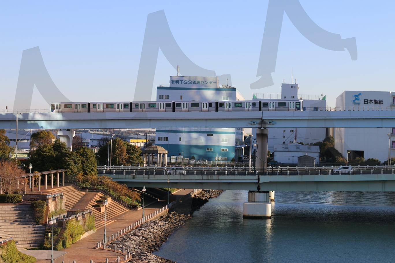 일본 철도 버스 다리 | 일본, 대교, 다리, 풍경, 바다, 강 | 스탠바이 STANDBUY 디지털 콘텐츠