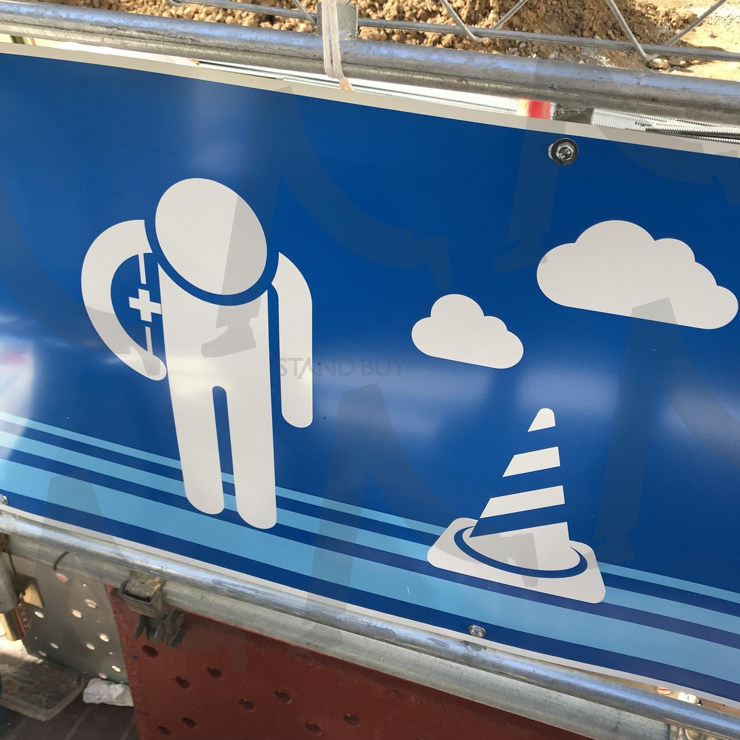 공사중 안내판 | 일본, 공사중, 안내판, 도쿄, 표지판 | 스탠바이 STANDBUY 디지털 콘텐츠