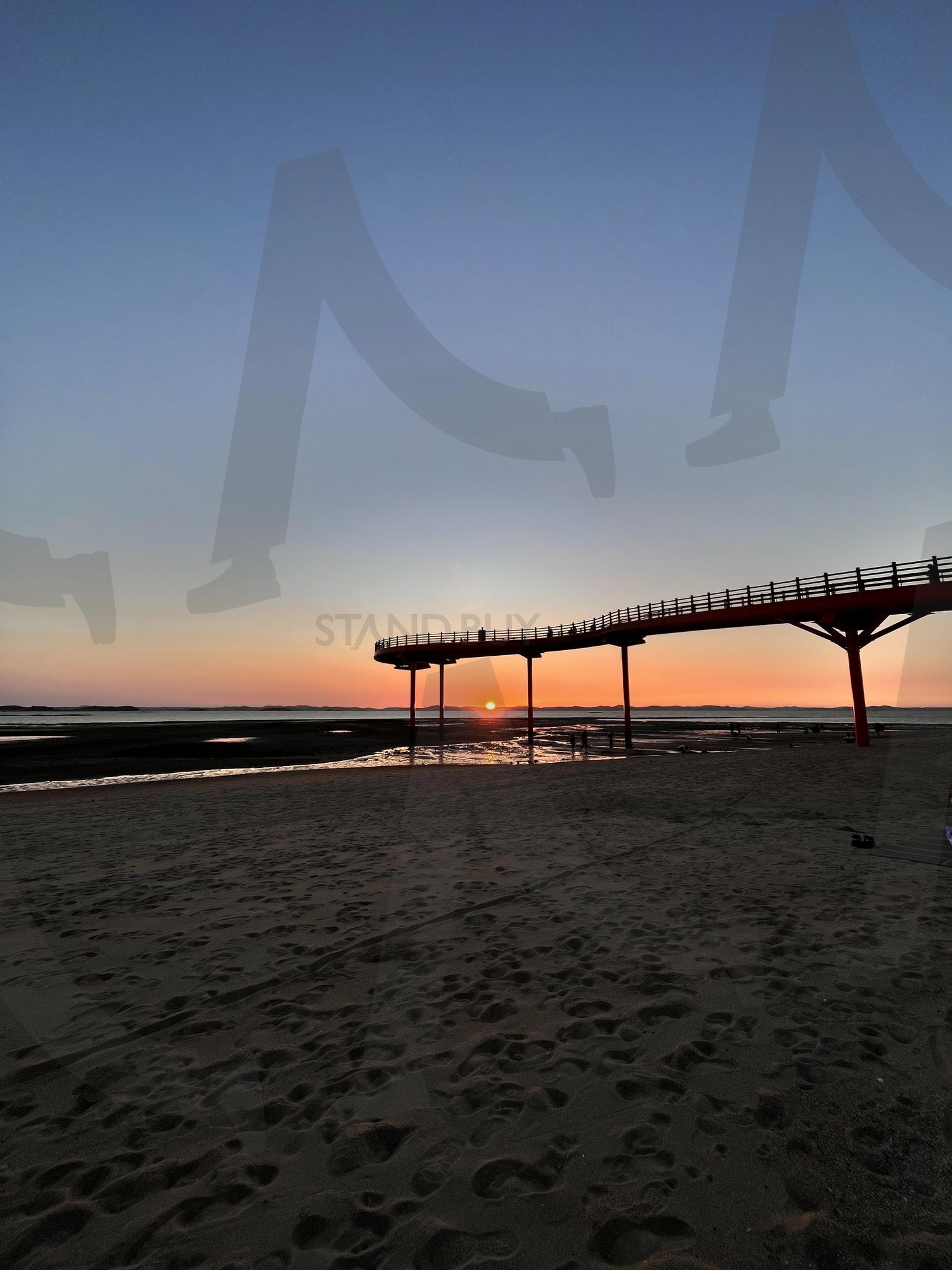 서해 남당의 황홀한 노을 | 서해 남당, 노을 전망대, 해변 일몰, 갯벌, 자연의 아름다움 | 스탠바이 STANDBUY 디지털 콘텐츠