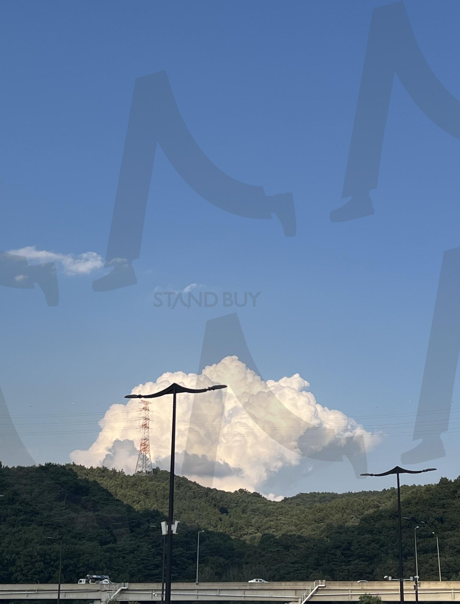 힐링되는 풍경 | 구름, 하늘, 고속도로, 포스터, 풍경, 산, 나무 | 스탠바이 STANDBUY 디지털 콘텐츠