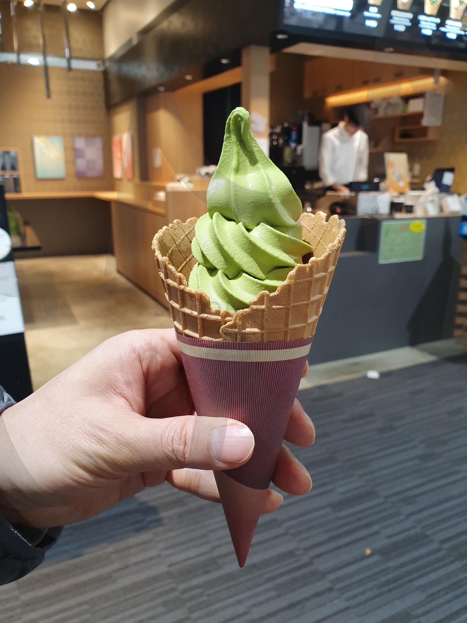 녹차 아이스크림콘 | 녹차, 아이스크림, 콘, 디저트, 카페 | 스탠바이 STANDBUY 디지털 콘텐츠