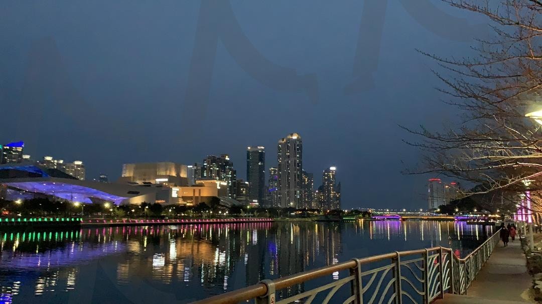 부산시 수영구 수영강 | 부산시 산책코스, 부산시 수영구, 센텀, 부산센텀, 수영강, 힐링스팟, 저녁야경 | 스탠바이 STANDBUY 디지털 콘텐츠