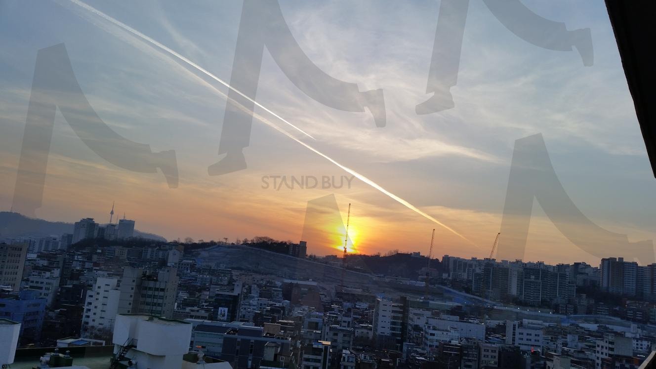 비행기 구름 하늘 일몰 | 석양, 일몰, 노을, 하늘, 풍경 | 스탠바이 STANDBUY 디지털 콘텐츠