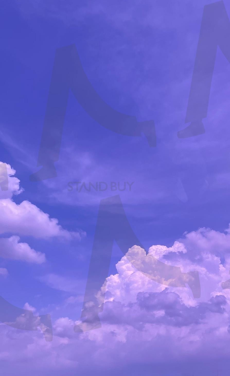 보랏빛 하늘과 부드러운 구름의 몽환적인 풍경 자연의 감성을 담은 평화로운 하늘과 신비로운 색감 | 하늘, 구름, 감성, 몽환, 색감, 풍경, 자연 | 스탠바이 STANDBUY 디지털 콘텐츠