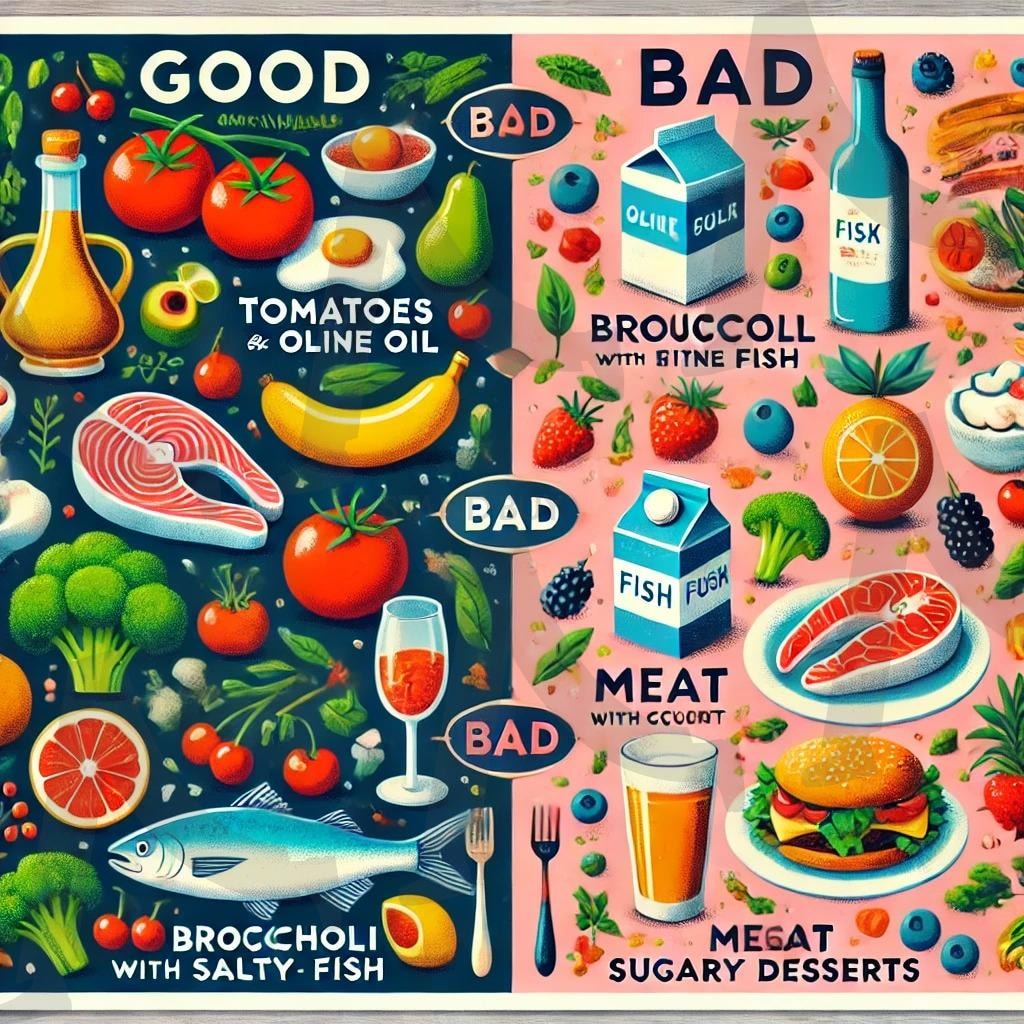 음식궁합 | good, BAD, food, 음식, 궁합, 배경이미지 | 스탠바이 STANDBUY 디지털 콘텐츠