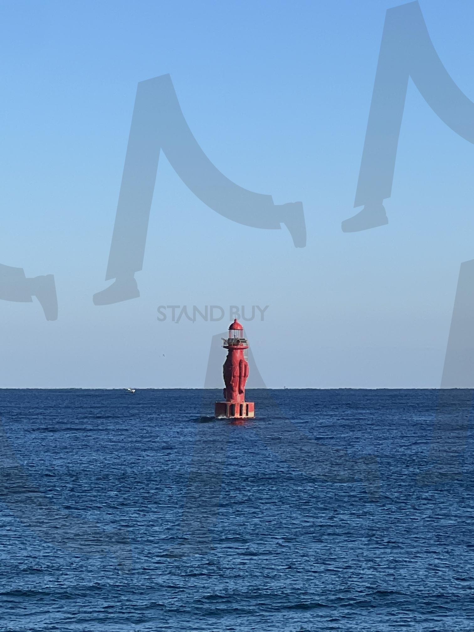 빨간 등대 | 빨간등대, 등대, 바다, 푸르름, 하늘, 여행 | 스탠바이 STANDBUY 디지털 콘텐츠