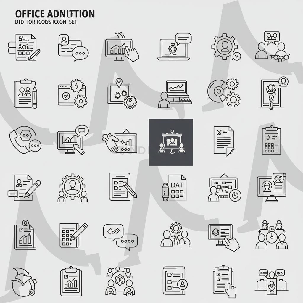 사무행정 아이콘 관련 묶음 | ai, 사무행정 아이콘 관련 묶음, 사무행정, 아이콘, 아이콘묶음, 사무아이콘, 행정아이콘 | 스탠바이 STANDBUY 디지털 콘텐츠