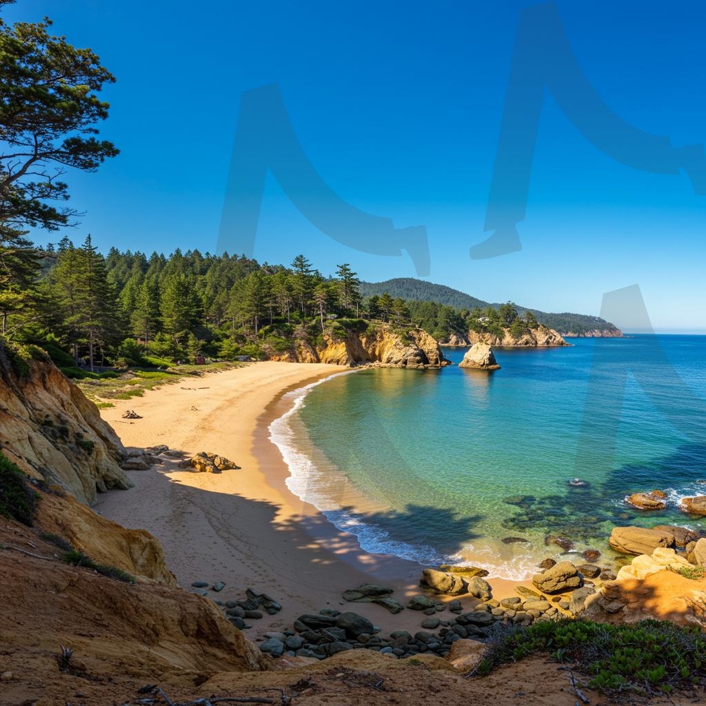 배경화면 | 푸른바다, 나무, 절벽, 자연풍경, 자연배경, 배경화면, 맑은하늘, 구름, ai | 스탠바이 STANDBUY 디지털 콘텐츠