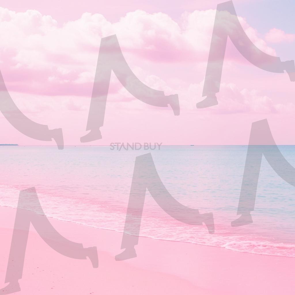 핑크 해변가 | pink, beach, 해변가, 바다, ai, 배경화면, 바탕화면 | 스탠바이 STANDBUY 디지털 콘텐츠