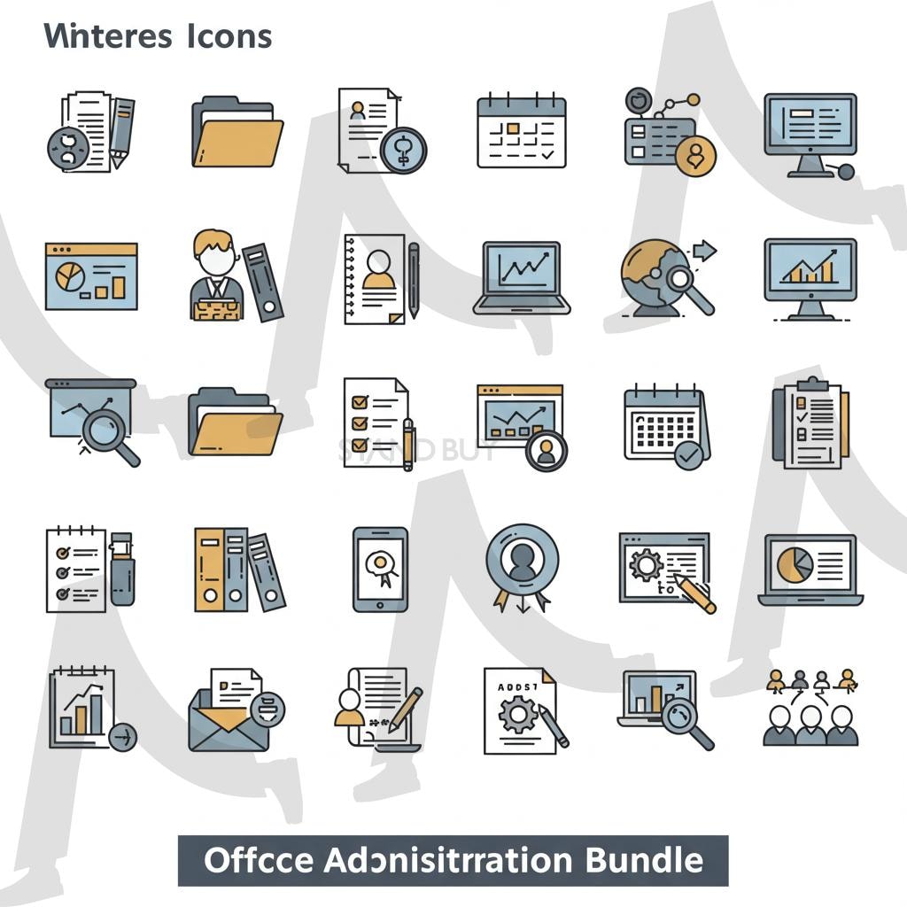 사무행정 아이콘 관련 묶음 | ai, 사무행정 아이콘 관련 묶음, 사무행정, 사무아이콘, 행정아이콘, 아이콘, 아이콘묶음 | 스탠바이 STANDBUY 디지털 콘텐츠