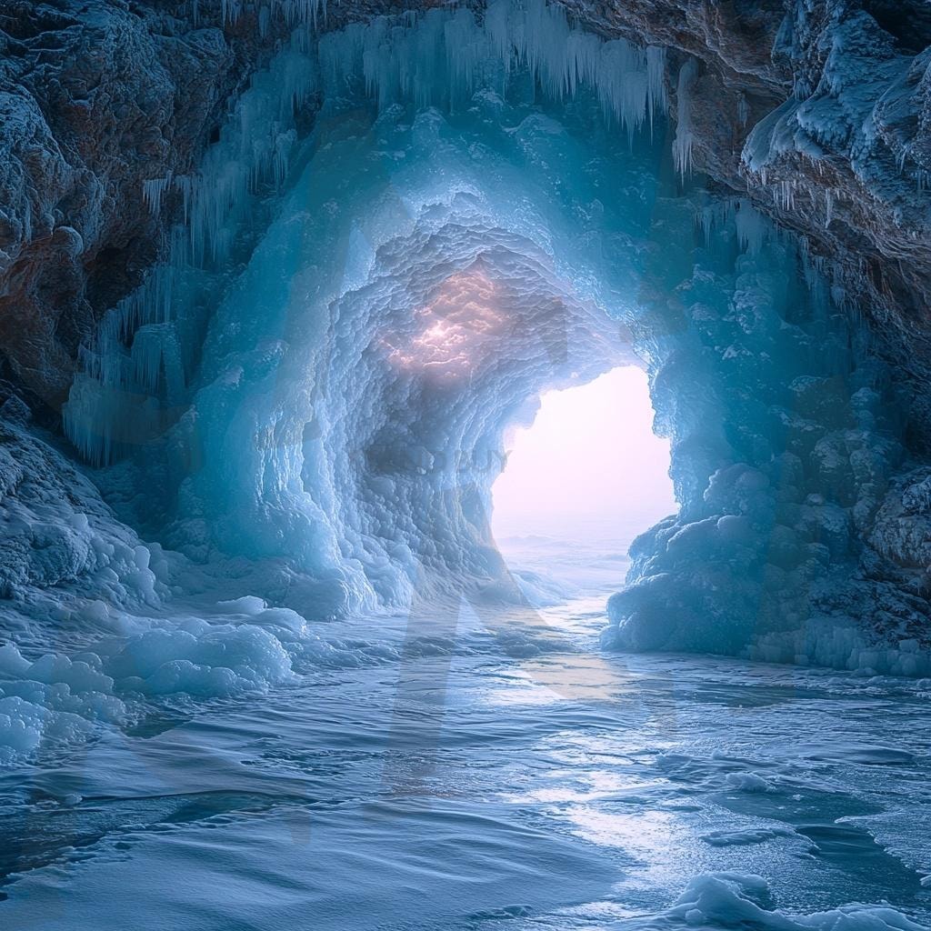 다양한 동굴의 모습-겨울 | 자연, 풍경, 동굴, 환경, 빛, 겨울, ai | 스탠바이 STANDBUY 디지털 콘텐츠