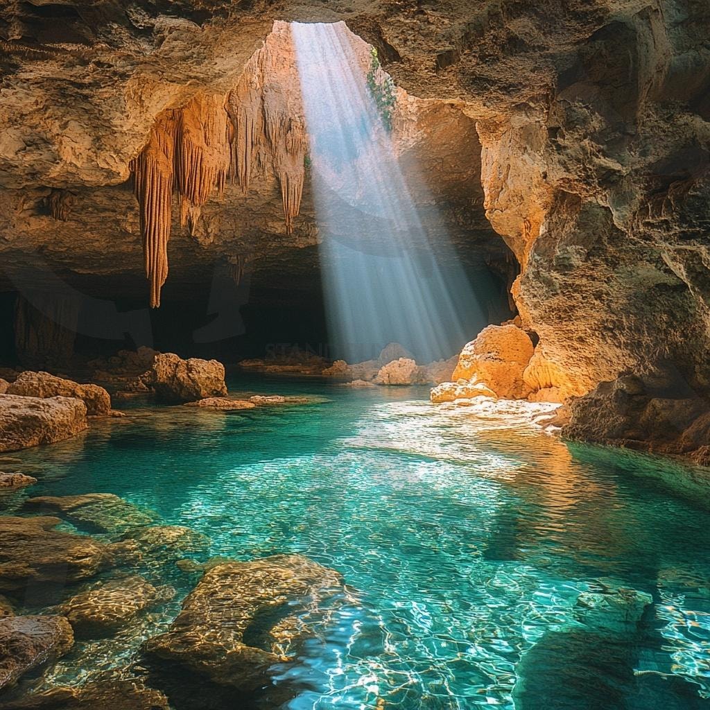 다양한 동굴의 모습 | 자연, 풍경, 동굴, 환경, 빛, 동굴안, ai | 스탠바이 STANDBUY 디지털 콘텐츠