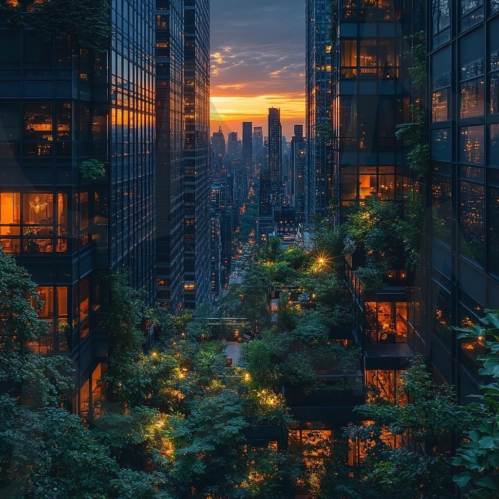 다양한 도심속 건물의 모습 12 | 풍경, 배경, 도시, 건물, 분위기, 빌딩, ai | 스탠바이 STANDBUY 디지털 콘텐츠