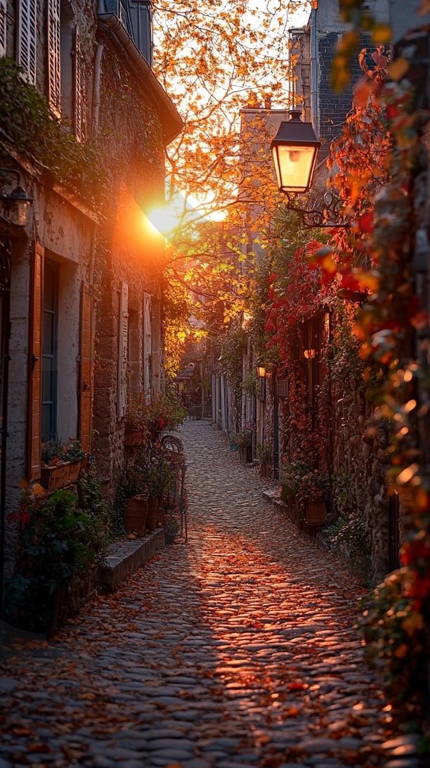 다양한 골목길의 모습 2 | 풍경, 배경, 환경, 길, 골목길, 거리, ai | 스탠바이 STANDBUY 디지털 콘텐츠