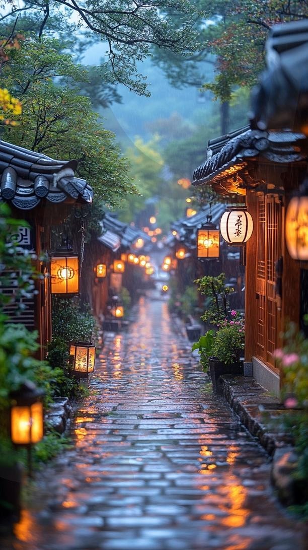 다양한 골목길의 모습 4 | 풍경, 배경, 환경, 길, 골목길, 거리, ai | 스탠바이 STANDBUY 디지털 콘텐츠