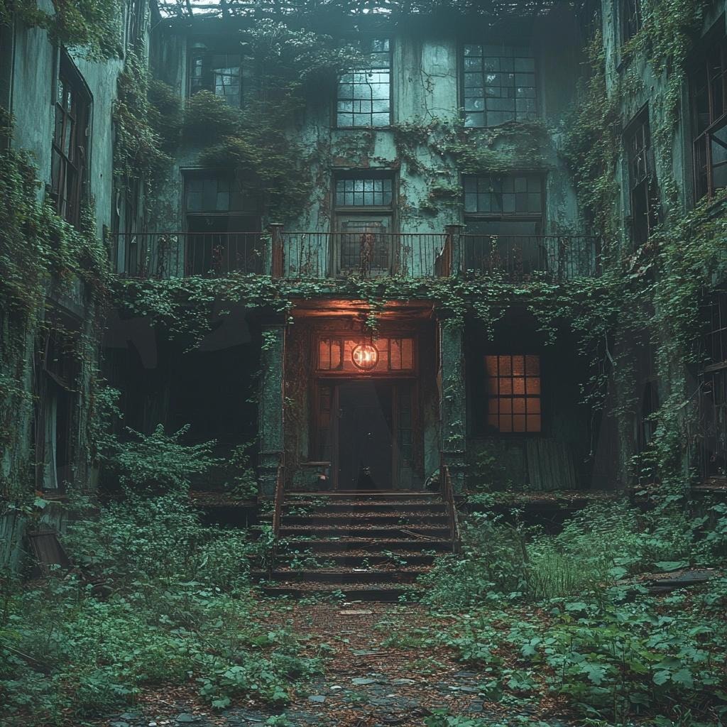 다양한 폐허, 폐건물의 모습 18 | 풍경, 배경, 환경, 공포, 건물, 분위기, ai | 스탠바이 STANDBUY 디지털 콘텐츠