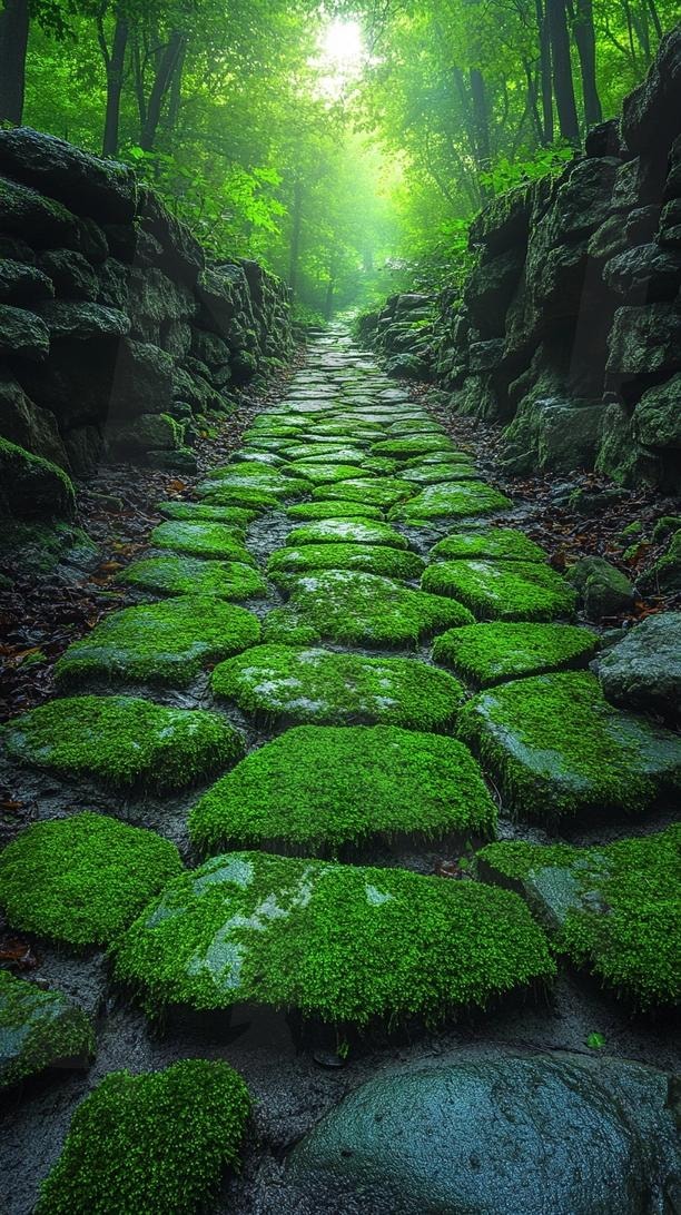 다양한 골목길의 모습 9 | 풍경, 배경, 환경, 길, 골목길, 거리, ai | 스탠바이 STANDBUY 디지털 콘텐츠