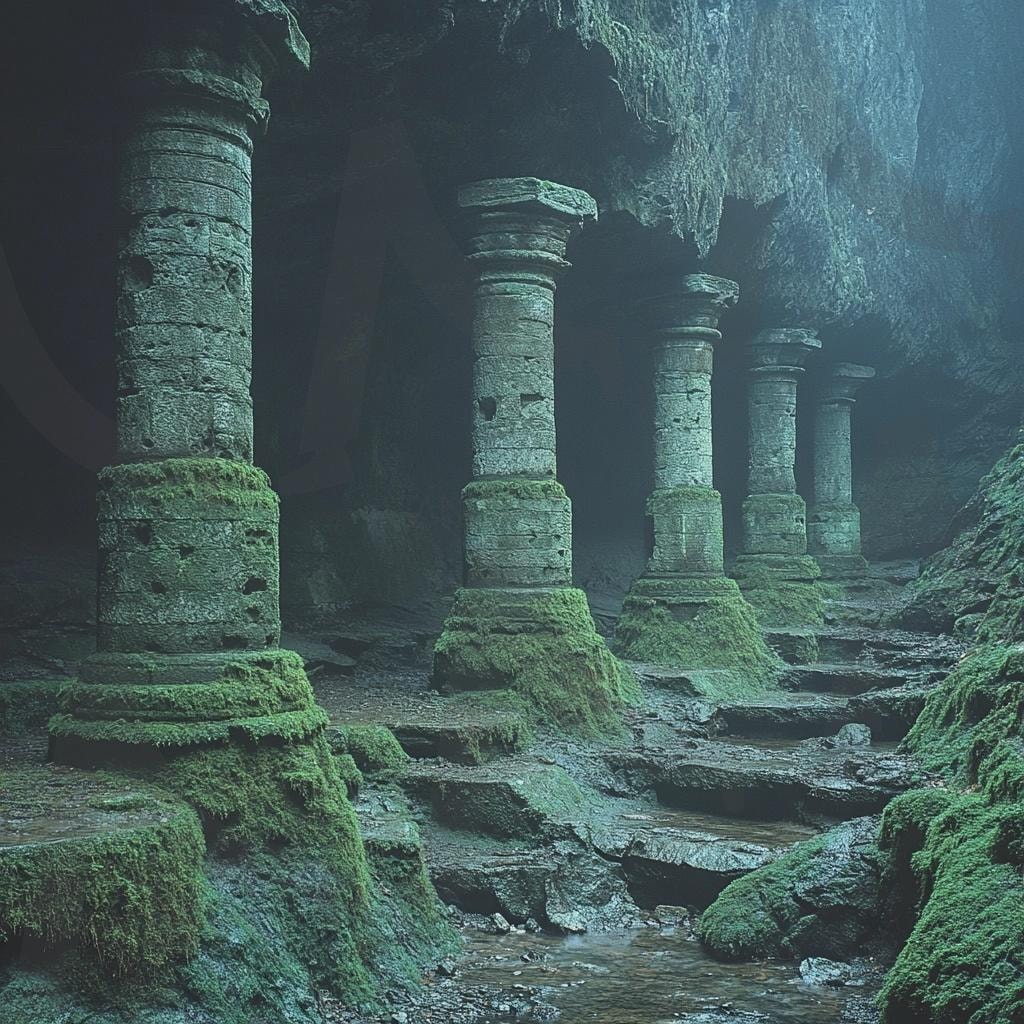 다양한 동굴의 모습-숲 | 자연, 풍경, 동굴, 환경, 빛, 숲, ai | 스탠바이 STANDBUY 디지털 콘텐츠