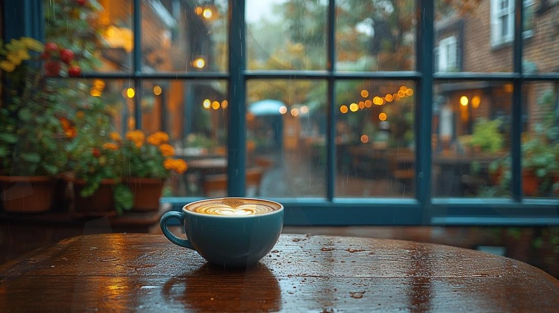 다양한 분위기 좋은 카페의 모습 54 | 풍경, 배경, 카페, 커피, 아늑한, 분위기, ai | 스탠바이 STANDBUY 디지털 콘텐츠
