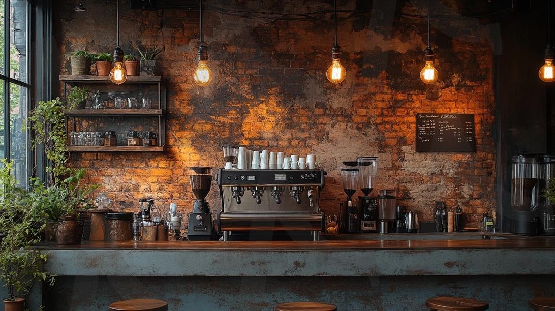 다양한 분위기 좋은 카페의 모습 59 | 풍경, 배경, 카페, 커피, 아늑한, 분위기, ai | 스탠바이 STANDBUY 디지털 콘텐츠