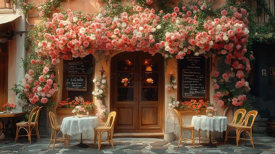 다양한 분위기 좋은 카페의 모습 55 | 풍경, 배경, 카페, 커피, 아늑한, 분위기, ai | 스탠바이 STANDBUY 디지털 콘텐츠