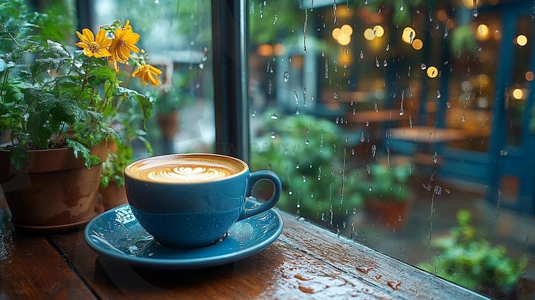 다양한 분위기 좋은 카페의 모습 53 | 풍경, 배경, 카페, 커피, 아늑한, 분위기, ai | 스탠바이 STANDBUY 디지털 콘텐츠