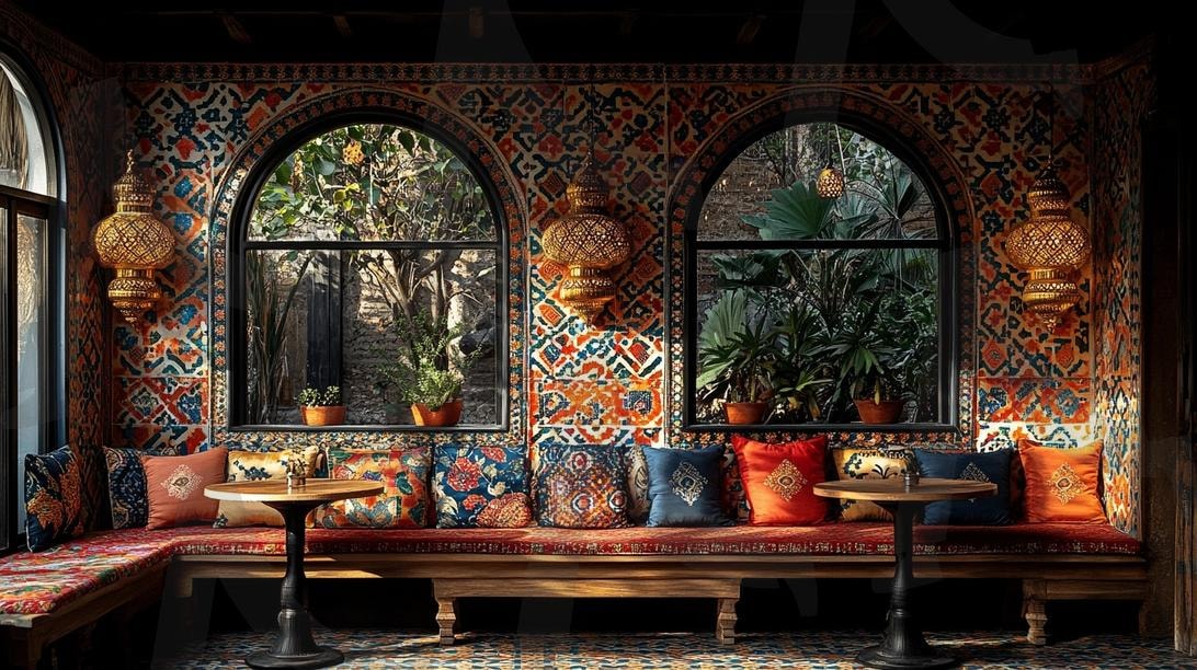 다양한 분위기 좋은 카페의 모습 45 | 풍경, 배경, 카페, 커피, 아늑한, 분위기, ai | 스탠바이 STANDBUY 디지털 콘텐츠