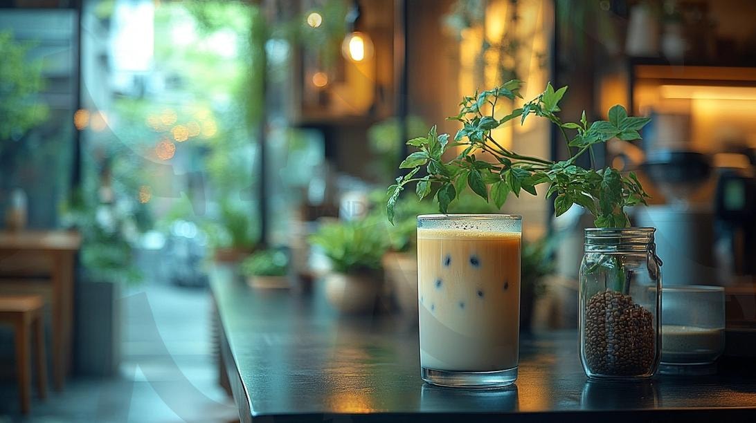 다양한 분위기 좋은 카페의 모습 27 | 풍경, 배경, 카페, 커피, 아늑한, 분위기, ai | 스탠바이 STANDBUY 디지털 콘텐츠